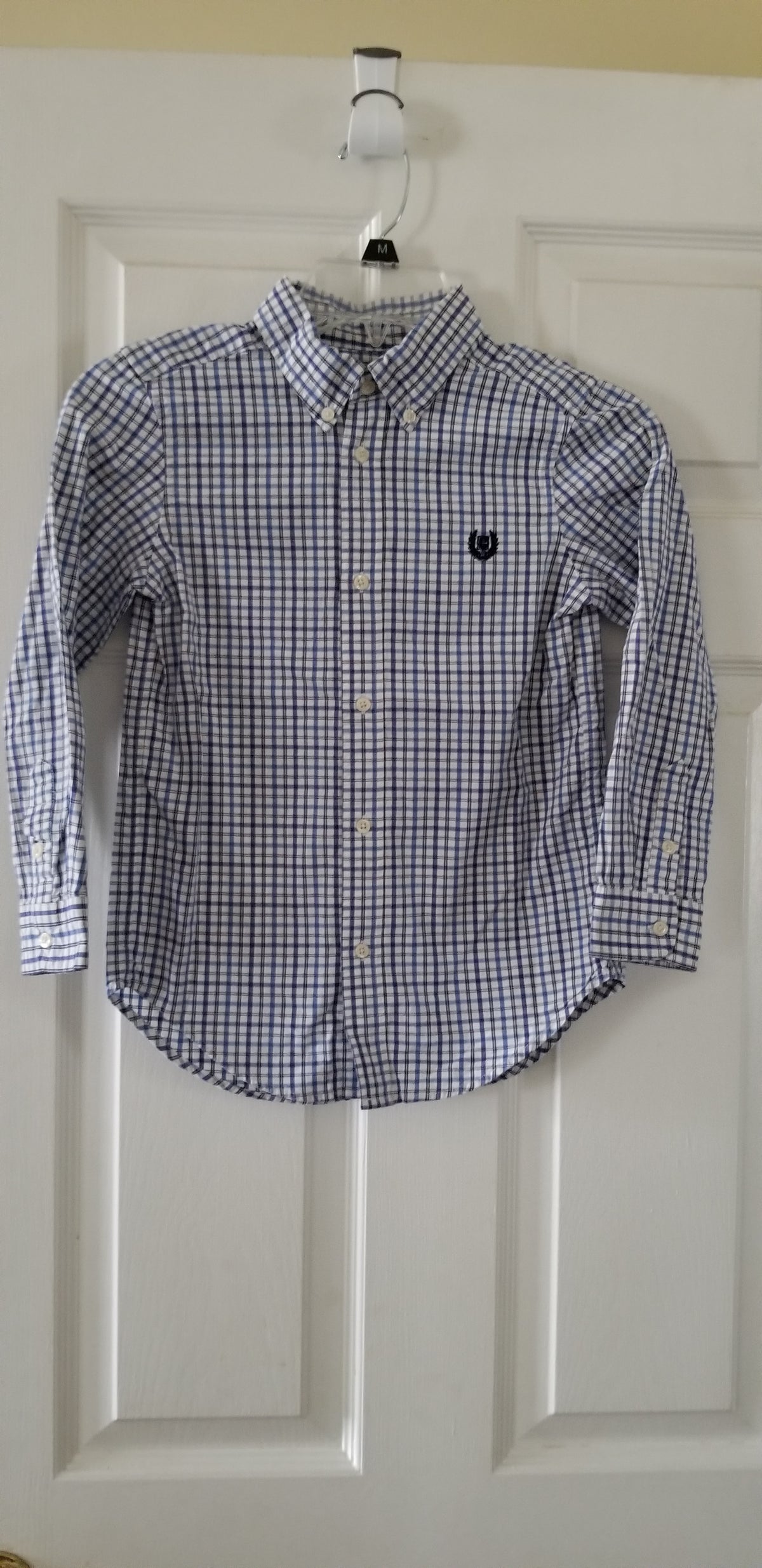 Chaps LS Plaid Shirt Size 7/clean - size Youth - 7 (S)