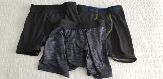 Tek Gear/Hanes Boxers Sz S(6-8)/clean 3 pr - size Youth - 6 (S)