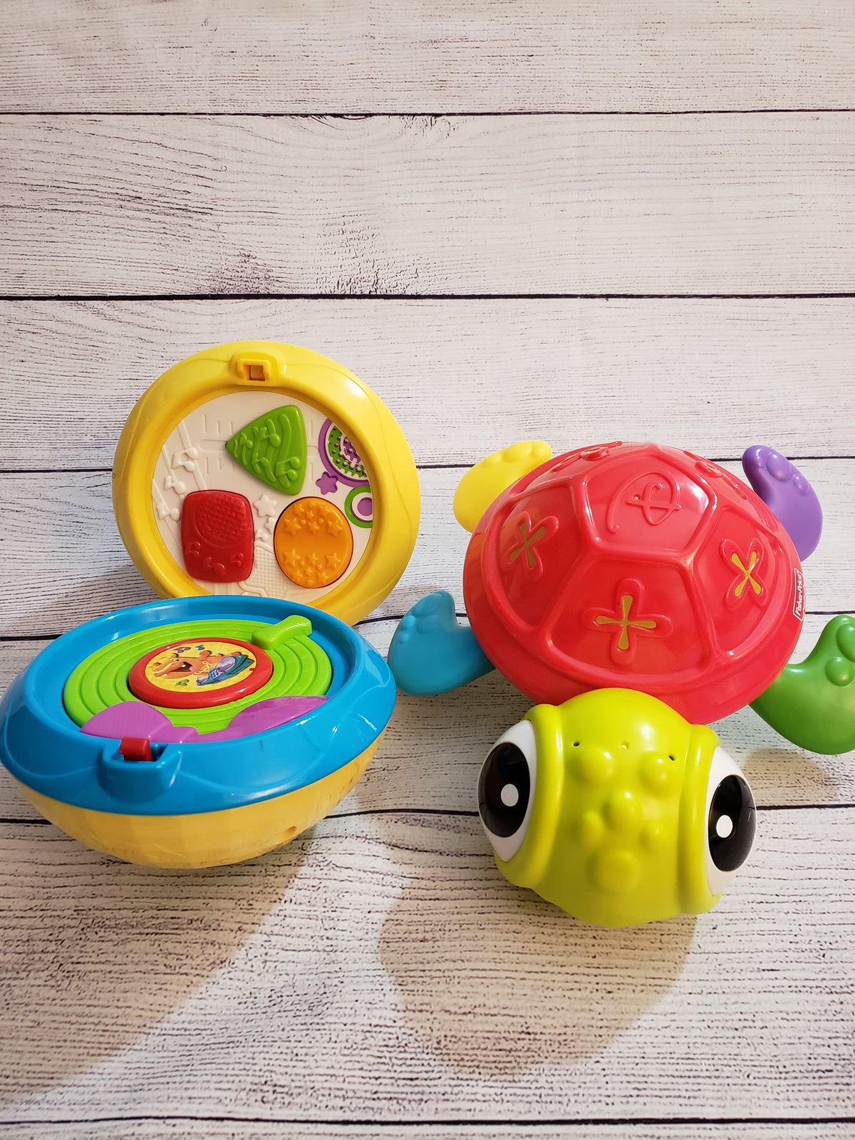 FISHER PRICE TURTLE & PLAYSCHOOL DISCO BALL
