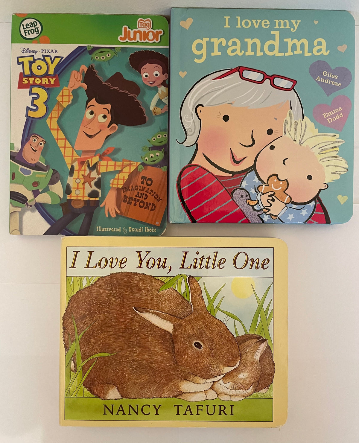Toy Story, I Love You 3 board books