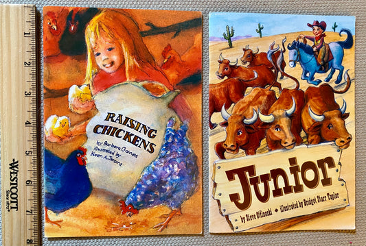 2- Raising Chickens; and Junior (Leveled Readers)