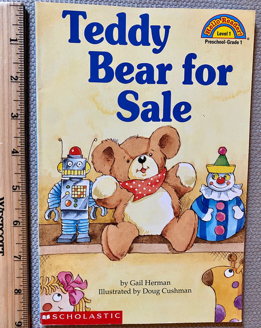 Teddy Bear for Sale- Level 1 Reader