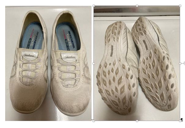 White memory foam shoes Skechers - size Shoes - Adult 6