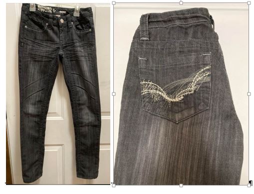 Black jeans (skinny, 1) NWOT (Mossimo Supply Co) - size Junior - XS (0/1)